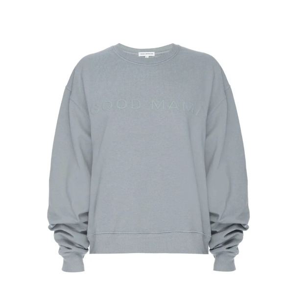 Good American Good Mama Oversize Graphic Sweatshirt Size‎ 2 / US Medium - Picture 1 of 8